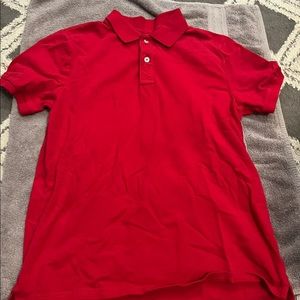 Red polo tshirt